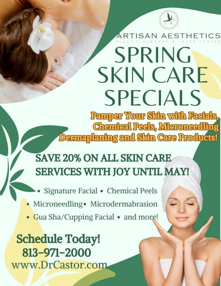 Green Modern Spa Flyers Potrait