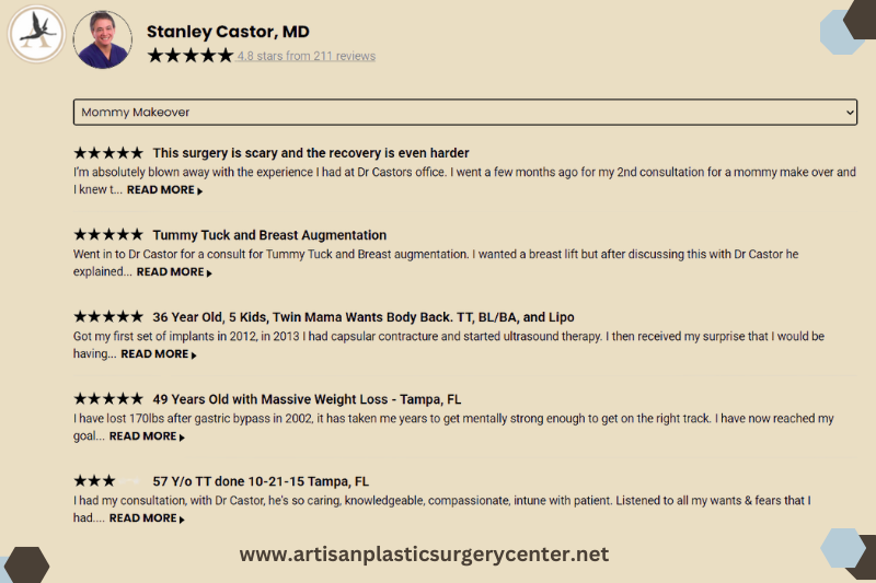 Slim Your Stomach as Part of Your Mommy Makeover in Tampa, FL_Patient Reviews